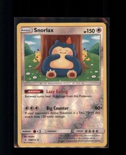 Snorlax Reverse Holo Holo Rare SM - Unbroken Bonds 158/214 LP on eBay