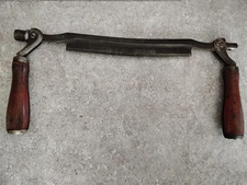 Vintage J.S. Cantelo Pat March 24, 1891 Folding DrawKnife 8” Straight Spine USA