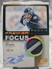 Jet Greaves 2023-24 UD Premier Rookie Focus RPA /49