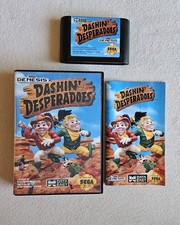 DASHIN' DESPERADOS SEGA GENESIS COMPLETE IN BOX VERY GOOD CONDITION