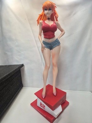 Evangelion Asuka Langley Statue 1/6 Figure Unused