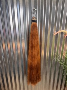 35" Weighted Horse Tail Extension ~ 2 pounds including the weights ~ Chestnut