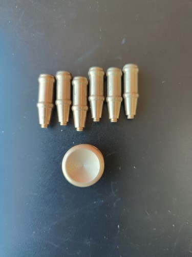 Nice Premium Brass Fidget Spinner .. 6 removable arms, nice weight - Picture 4 of 5