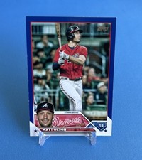 2023 Topps Series 2  Matt Olson #481 Royal Blue Atlanta Braves