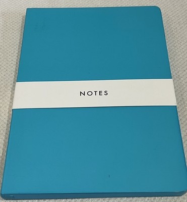 A5 liniertes Notizbuch 160 Seiten von AllSorted in Türkis