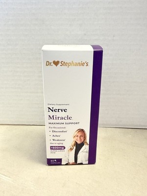 Dr. Stephanie's Nerve Miracle Max Strength Supplement | Nerve Health Support ~