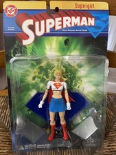 2003 DC Direct Superman Supergirl Action Figure New Sealed