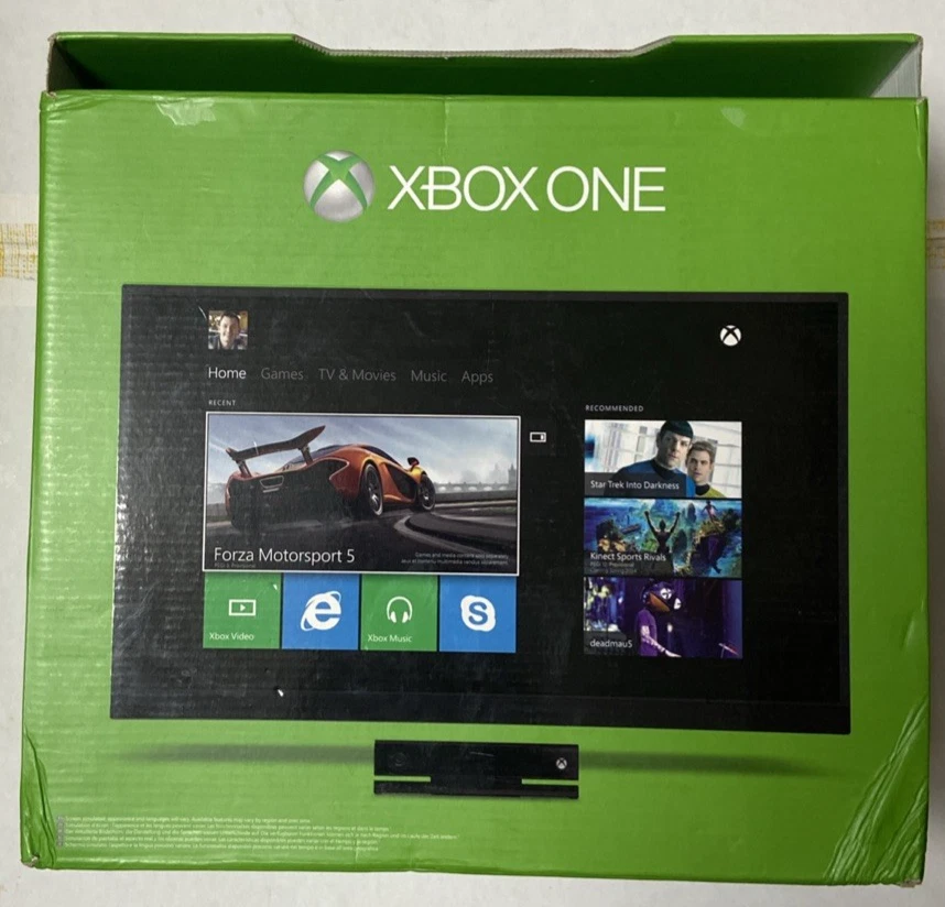 SOLO SCATOLO - Microsoft Xbox One Nera - 500GB - Model 1540 - Immagine 4 di 4