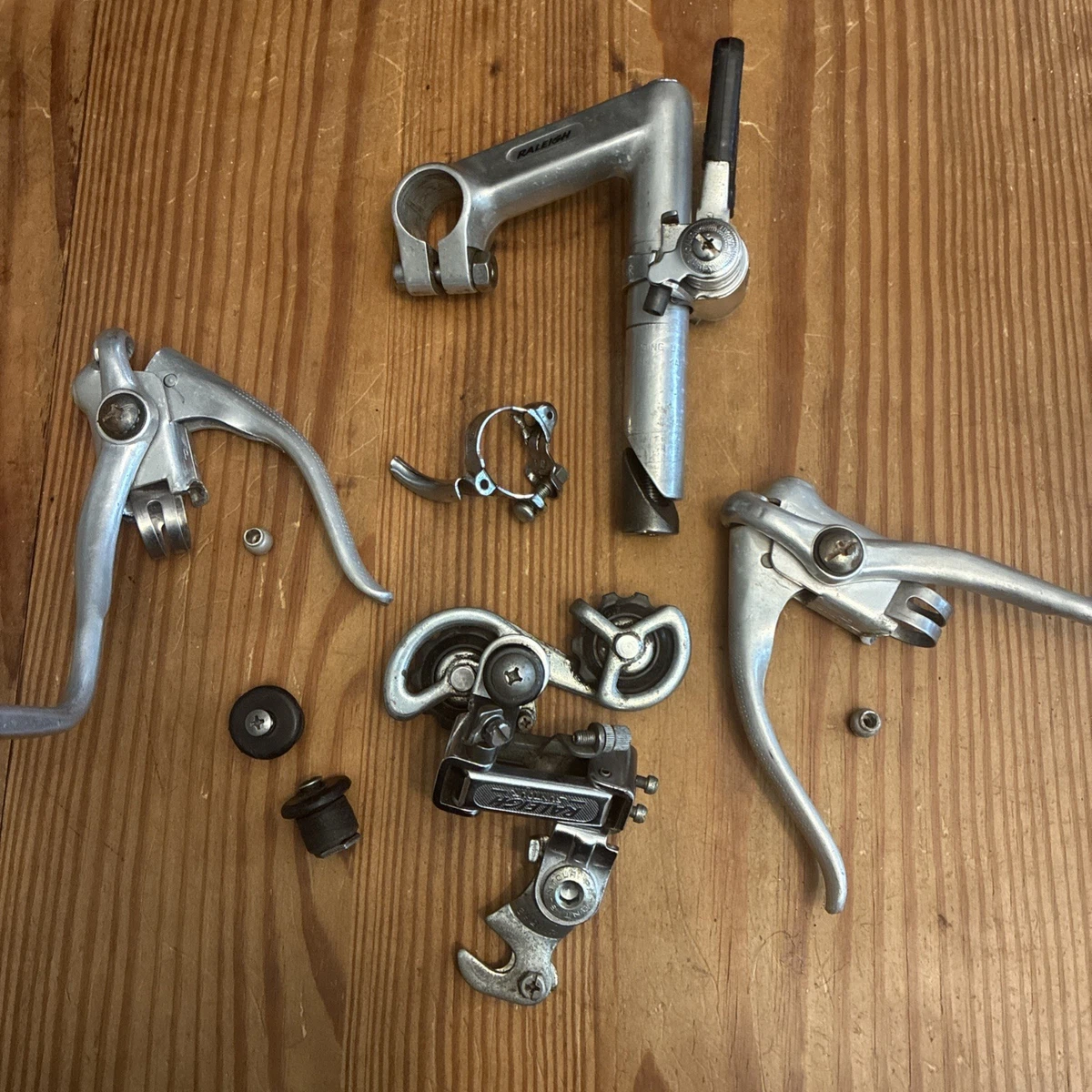 Dia-Compe DC135 Paire de manettes de frein argent pour vélo ancien en alu