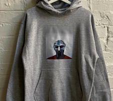 MF Doom Steel Mask Sport Grey Hip Hop Hoodie Unisex MC1201