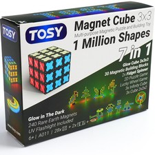 TOSY Magnet Cube 3x3-30 Blocks, 240 Magnets, Multipurpose: Creative Building
