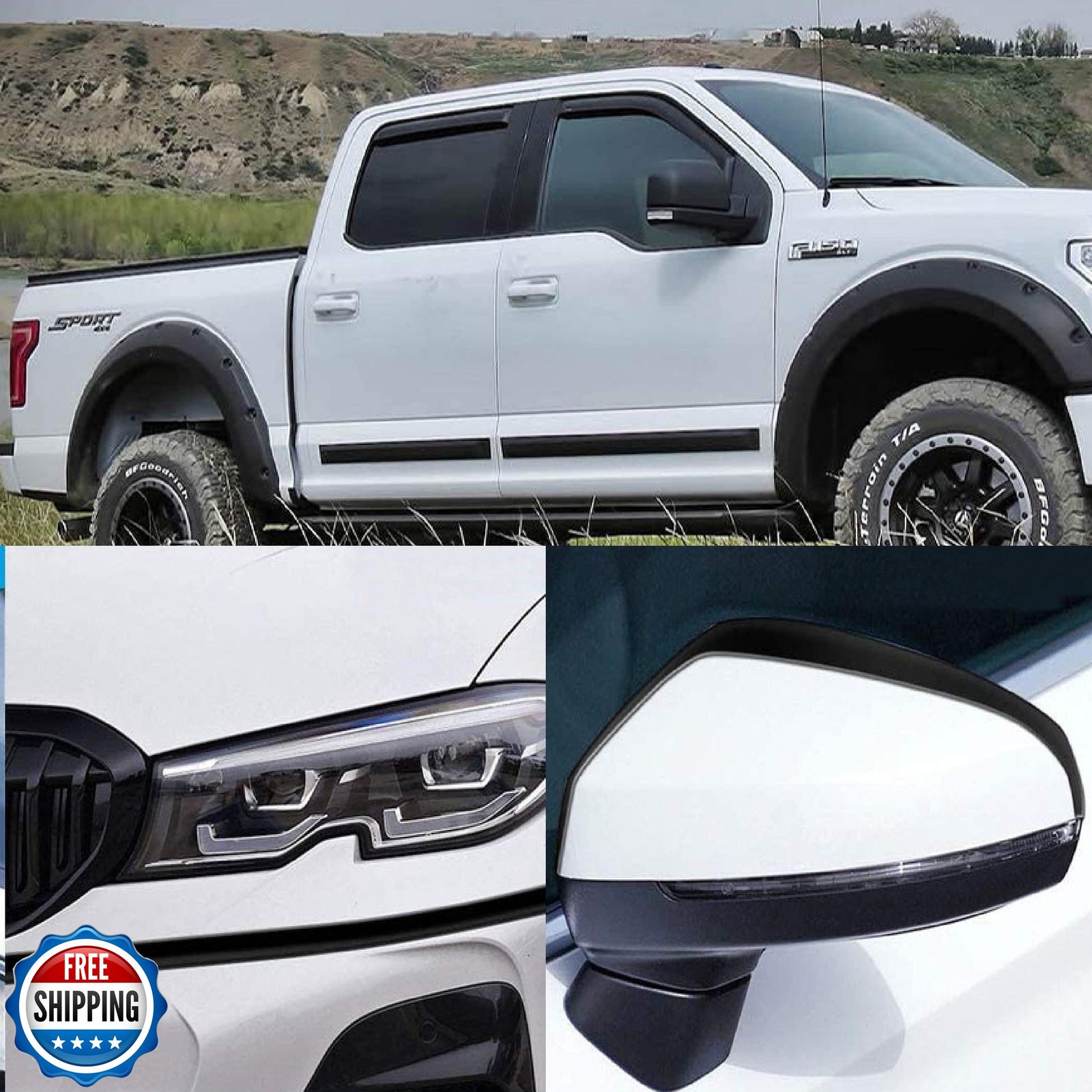 NANSH 16Ft Glossy Black Extra Thick Auto Molding Trim Universal Bumper Window