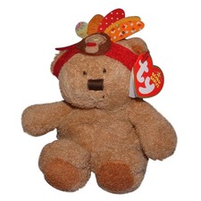 Ty Beanie Baby Little Bear - MWMT (Bear Indian 2006) Thanksgiving