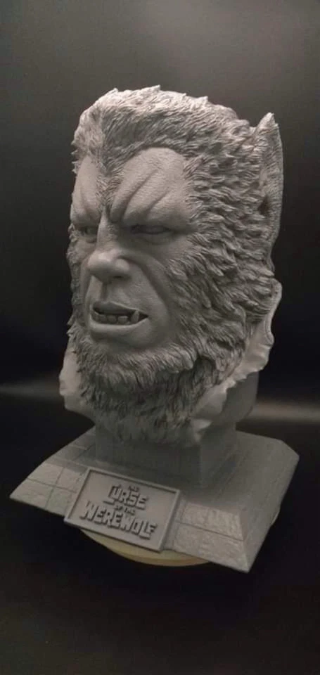 1/1 Scale Curse Of The Werewolf Resin Bust - Image 4 of 4