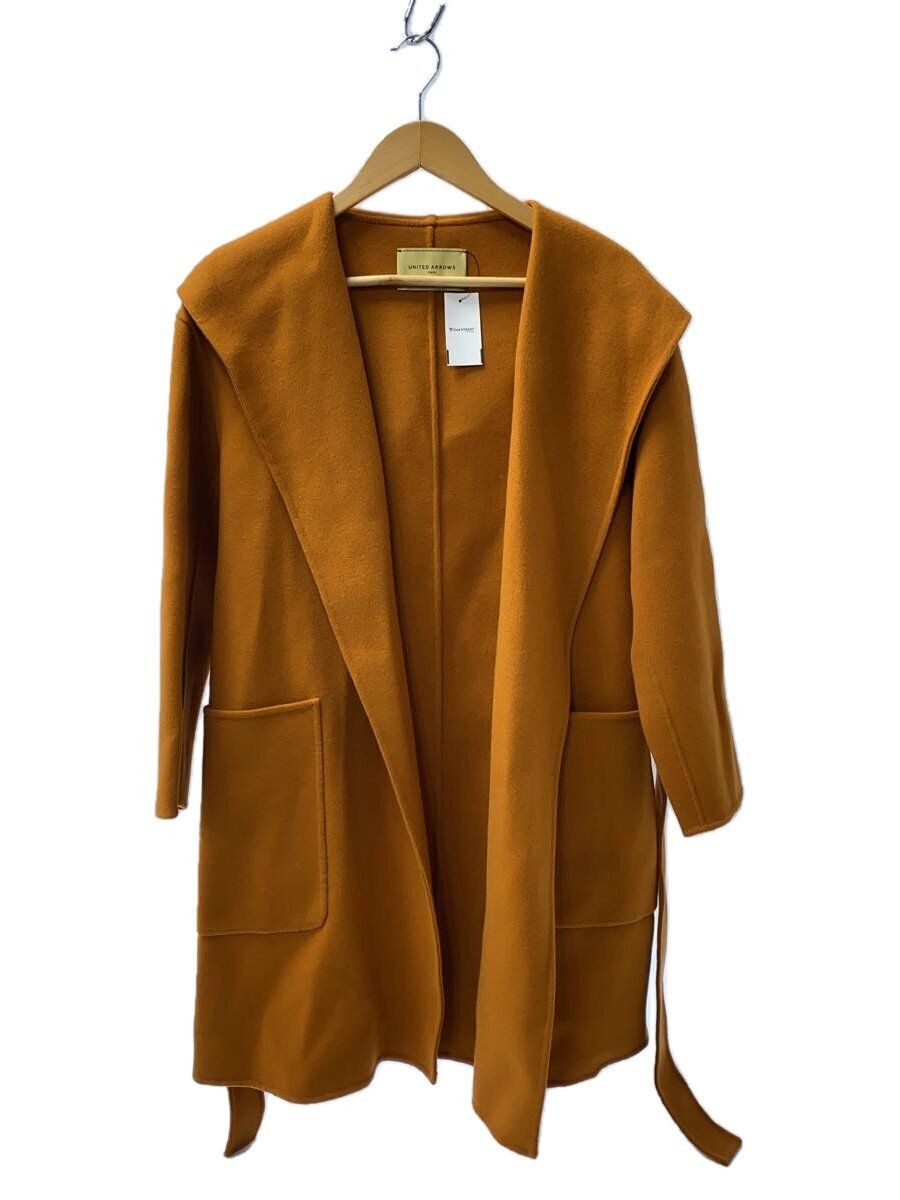 ALTRA UNITED ARROWS altro cappotto 36 lana arancione tinta unita 1525 199 3942