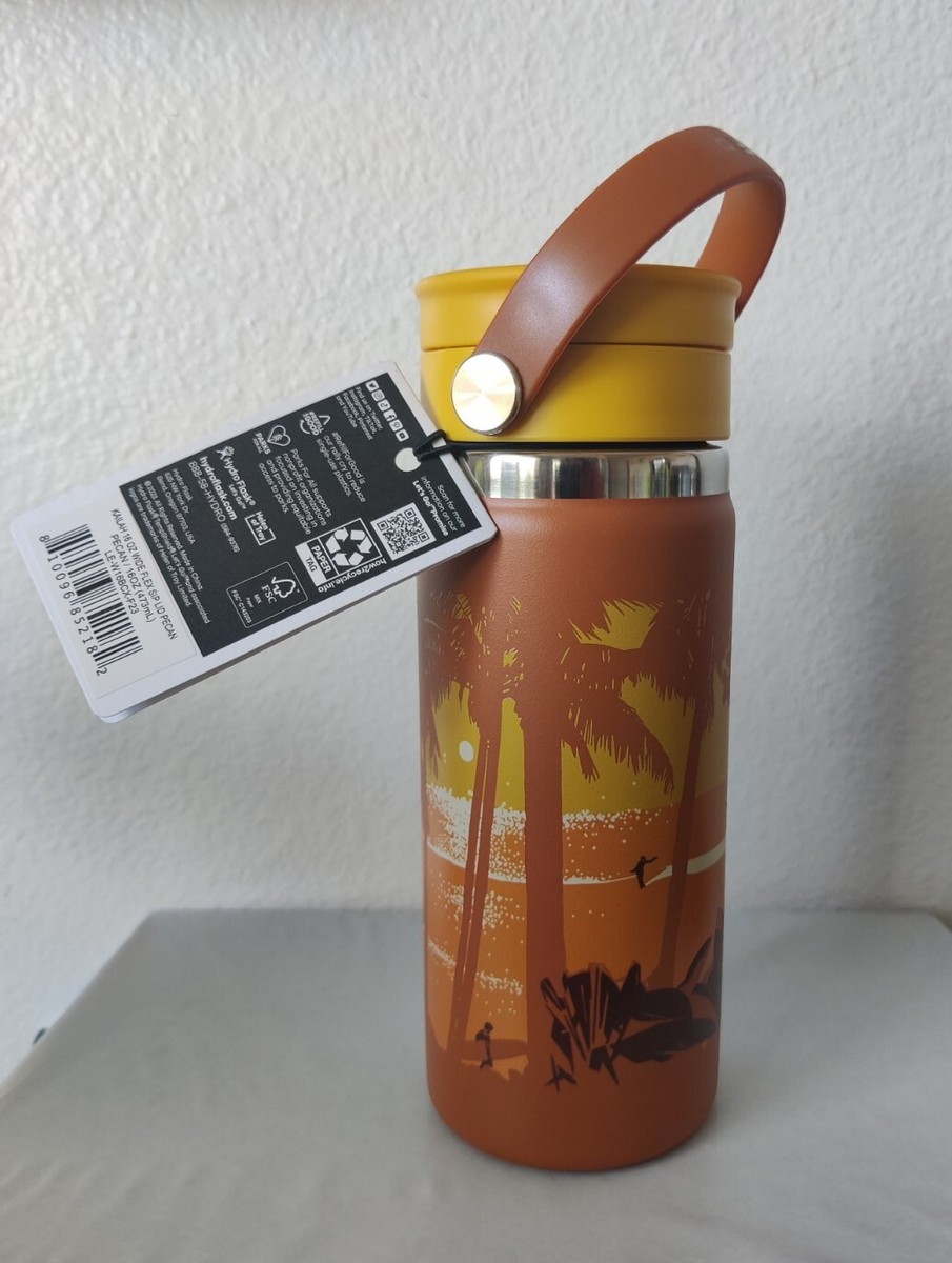 Hydro FlasK＆Happy HALEIWA Hydro Flask Kailah Ogawa Hawaii Beach Wide Mouth With Flex