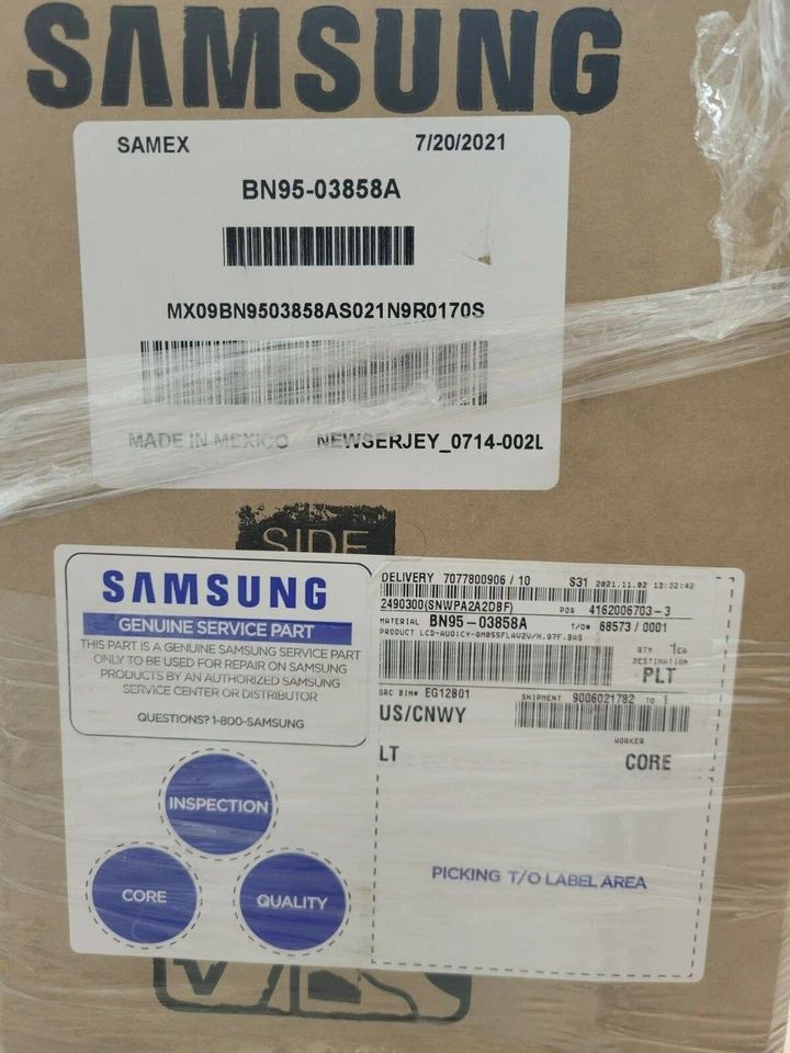 SAMSUNG LCD-Panel BN95-03858A 55" REPLACEMENT LCD PANEL   NEW - Image 2 of 4