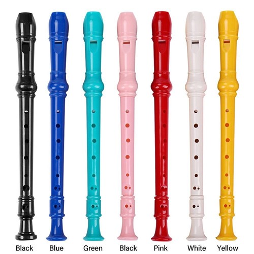 Plastic For Beginner Clarinet Musical Instruments Soprano Recorder Long Flute - Picture 3 of 18