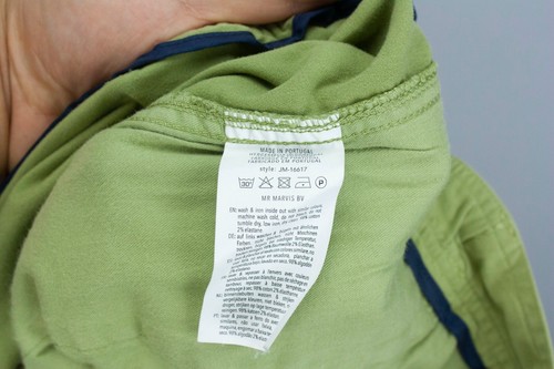 Pantalones Cortos Mr Marvis Para Hombre Bermudas Botones Verdes Vacaciones de Verano The Martinis Talla L - Imagen 15 de 15