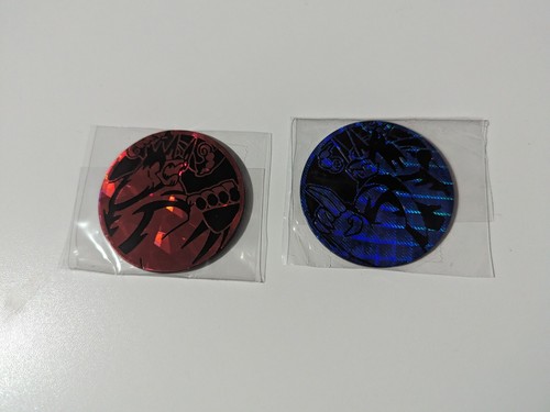 Urshifu JUMBO Coins Pokemon Battle Styles Set, Blue&Red