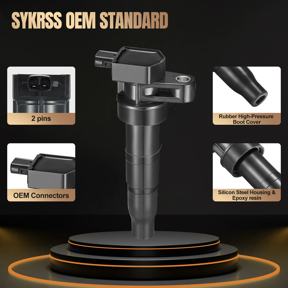 Paquete de 6 bobinas de encendido UF546 para Kia Sedona 2015-2017 3,3 L V6 Foto 2 de 4