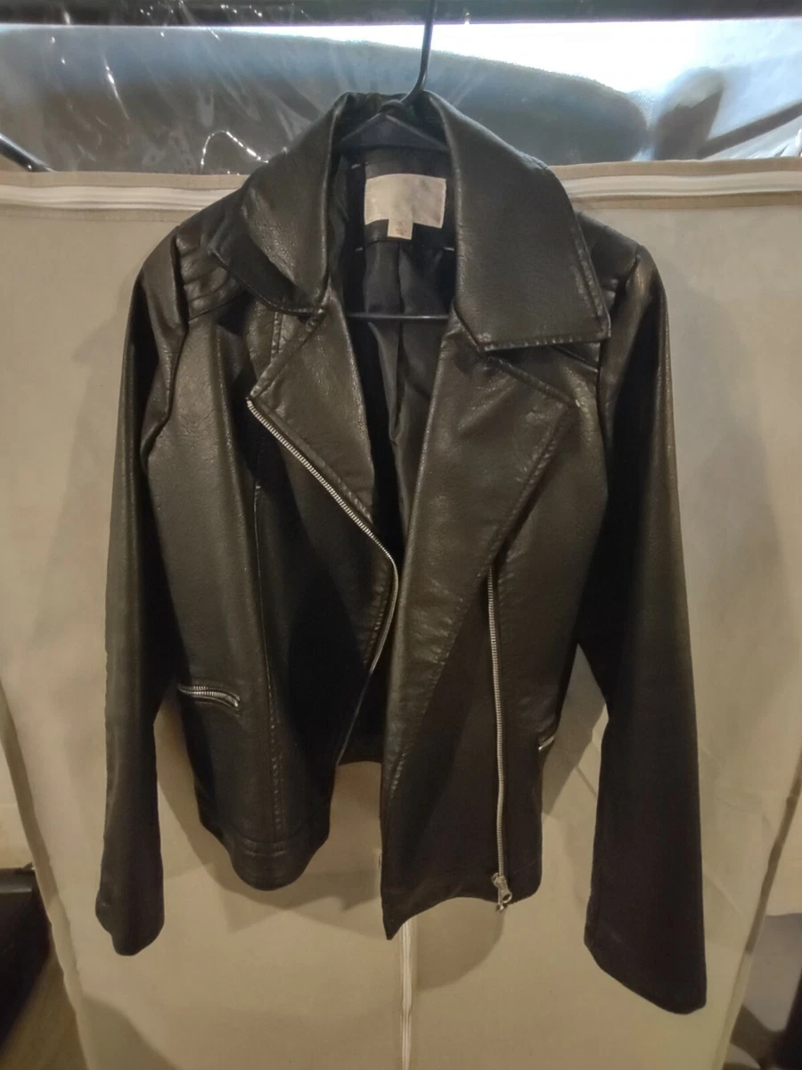 Xhilaration black deals leather jacket