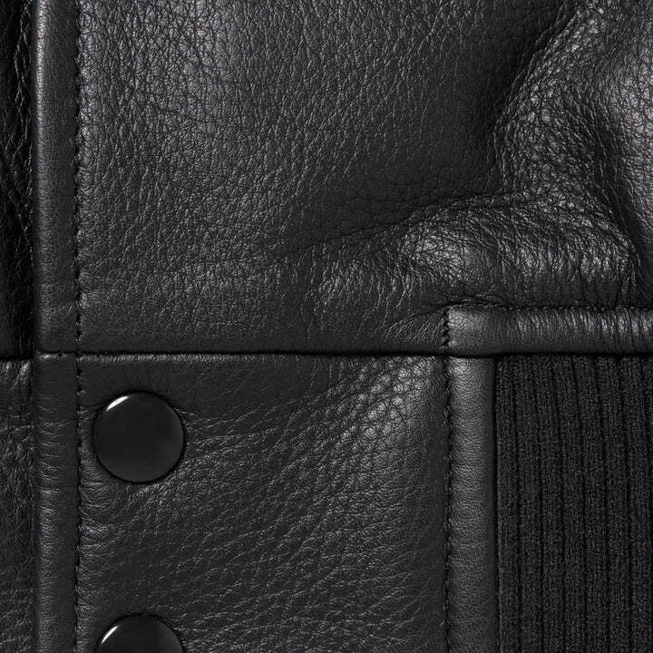 Supreme Gore-Tex Infinium Leather Varsity Jacket FW23