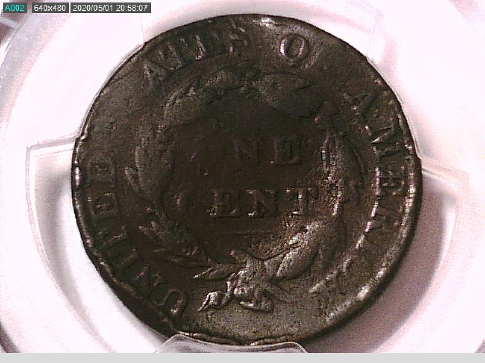 1827 Large Cent PCGS Genuine Damage - G Detail 38421297 Video - Image 2 of 3