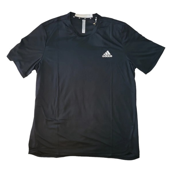 Camiseta adidas AEROREADY de cuello redondo y manga corta para hombre, diseñada para el movimiento 4