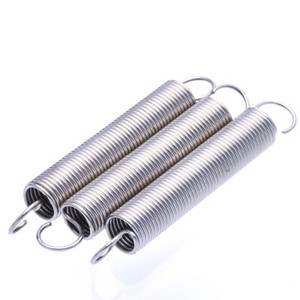 Wire Dia0.6mm Expansion Extension Tension Spring 304 Stainless Steel Hook spring
