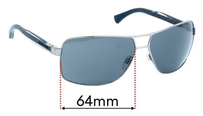 Lentilles De Remplacement SFx Pour Lunettes Smith Slider Largeur 01 - 61mm, Protection UV 100%