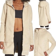Varley Brea Hooded Teddy Sherpa Coat Size S