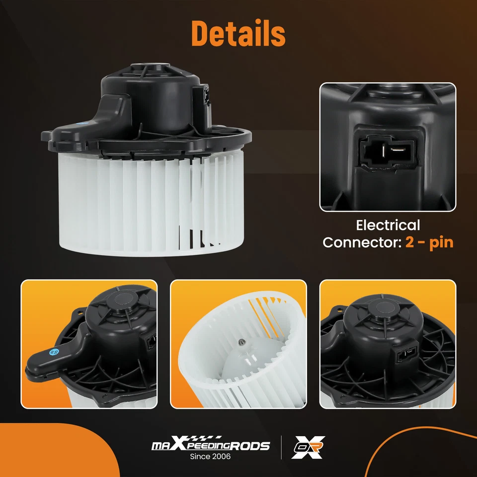 Motor calentador soplador HVAC para Hyundai Veracruz Sport Utility 2007-2012 700222 Foto 4 de 4