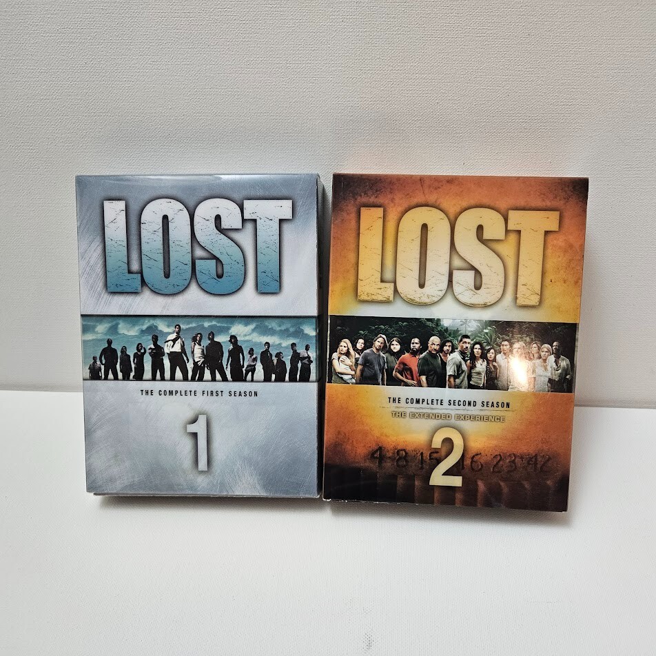 LOST Seasons 1 &2 Dvd Lot Set, Second season extended LOST Seasons 1 &2 Dvd Lot Set, Second season extended