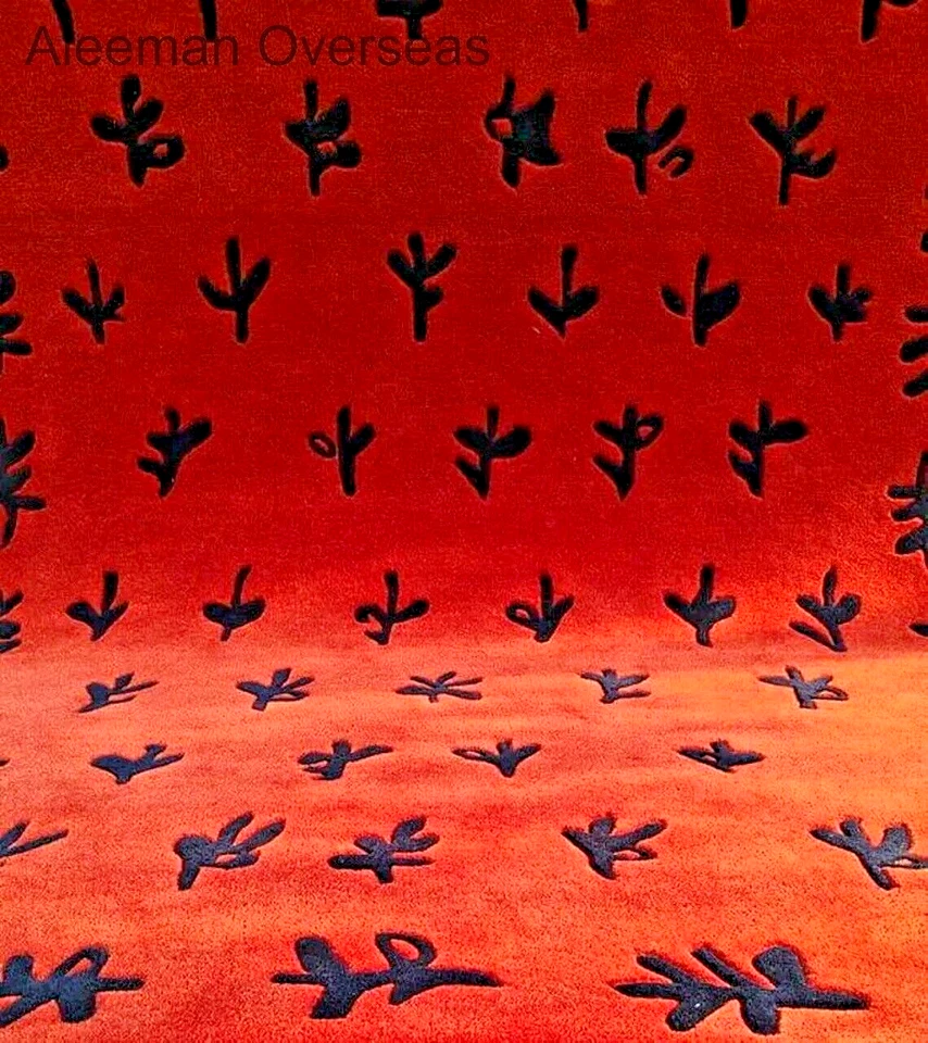 Luxury Handmade Modern Design Hand Tufted Rugs 100% Wool Area Rugs Living Room - Image 4 of 4