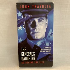 The General's Daughter VHS, 1999 John Travolta Hutton Buy 2 Get 1 Free