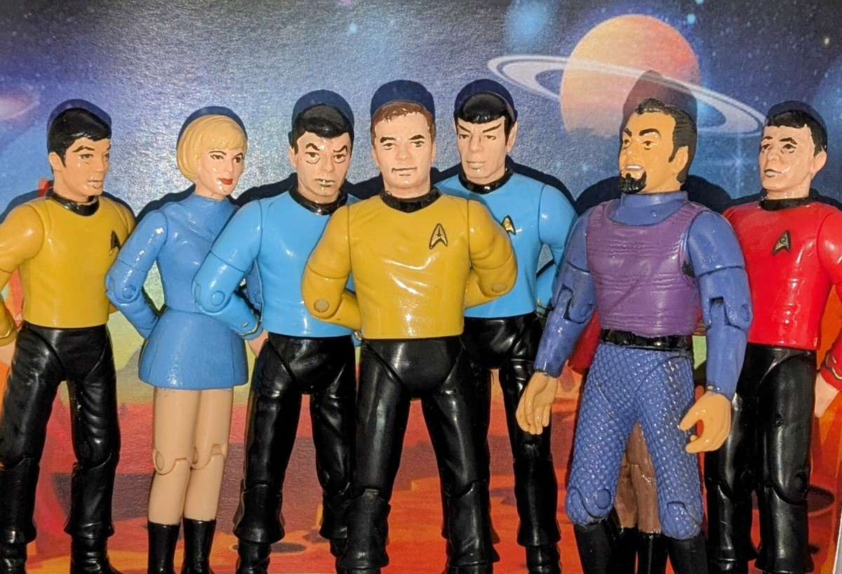 Star Trek Cartoon Playmates Custom Figure Lot Original
