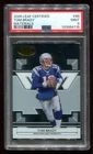 2006 Leaf Certified #86 Tom Brady PSA 9 Mint Materials Patriots~(BB)