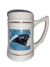 NFL Carolina Panthers Ceramic Beer Stein Nice Rare Collectible:) 