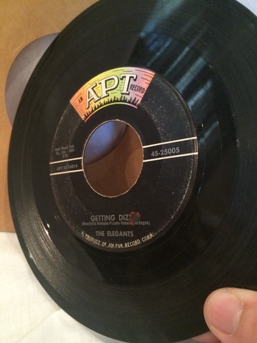 Elegants The - Little Star / Getting Dizzy 45 1958 15013 Apt 25005 - Picture 4 of 5