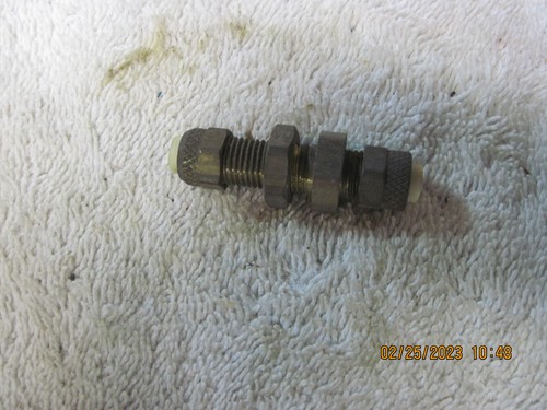 Imperial Eastman 1/4"OD Poly Tube Bulkhead Connector PK of 2 - Picture 2 of 3
