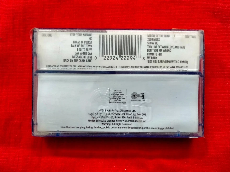 Pretenders The Singles RARE orig Cassette tape INDIA indian Sealed 2002 - Image 3 of 3