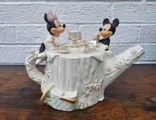 Disney Lenox Mickey And Minnie Show Case Tea Pot Vintage 2004 #T14