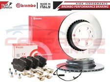 PARA LAND ROVER RANGE ROVER L322 DISCOS DE FRENO TRASEROS GENUINOS RECUBIERTOS BREMBO 365mm 