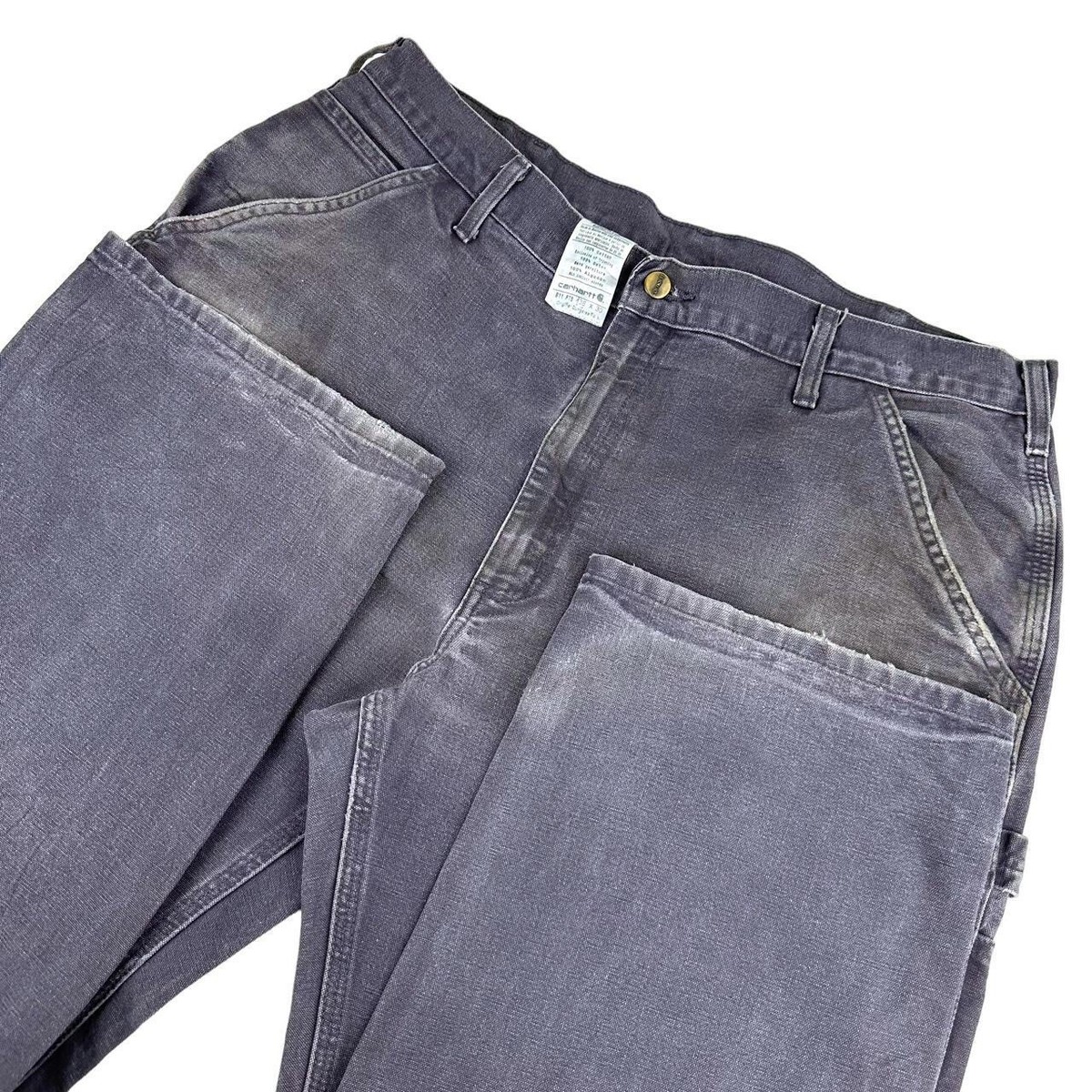00s MEXICO製 CARHARTT W32×L30 B113 DENIM Rare Vtg 00s CARHARTT DOUBLE KNEE PANTS (B07 DNM) *MADE IN