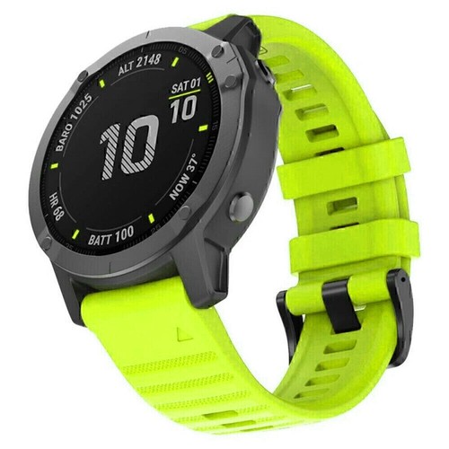 Silikoband für Garmin Fenix 8 E 7 7X 6 6X Pro 5 5X 3 HR Epix Quick Fit Armband - Bild 36 von 40
