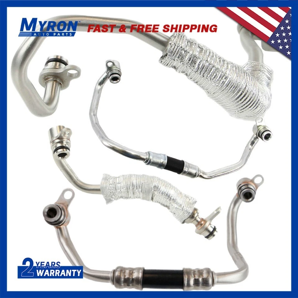 Kit de línea de manguera de refrigerante turbocompresor para BMW 335i xDrive 335is 335xi Z4 sDrive35i Foto 2 de 4