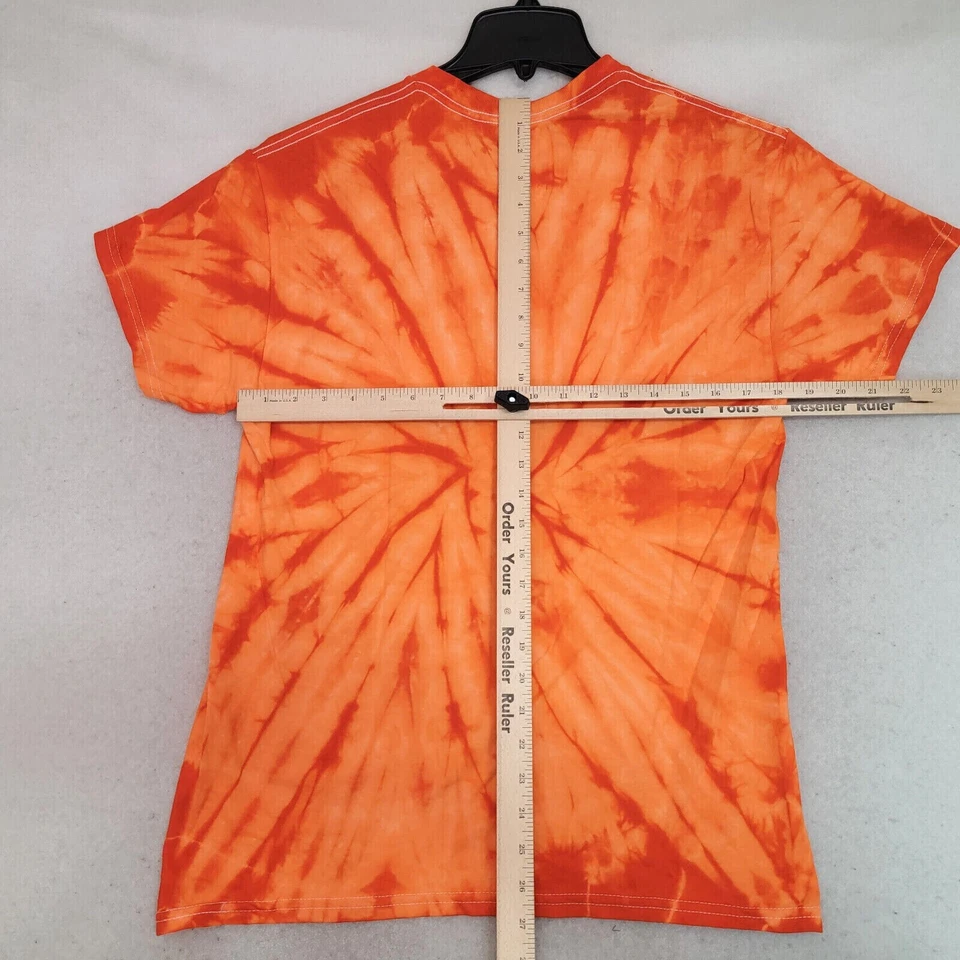 CRUSH SHIRT Mens ORANGE Medium M Tie Dye Casual LOGO SODA POP Retro Z Up NWT - Image 4 of 4