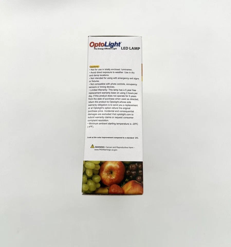 16 Opto Light LED Lamp Non-Dimmable Candle 3W 2700K Soft White Equivalent 25 W - Image 4 of 4