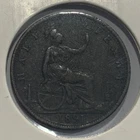 1891 Victoria Half Penny — photo from another recent sale